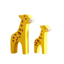 FQ Marke Großhandel handgemachte künstliche Geschenk Holz Giraffe Dekoration Kunst Handwerk